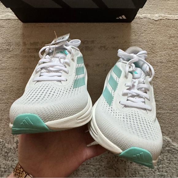 🆕 adidas Supernova Rise running sneakers in white/aqua teal colorway - Picture 6 of 12